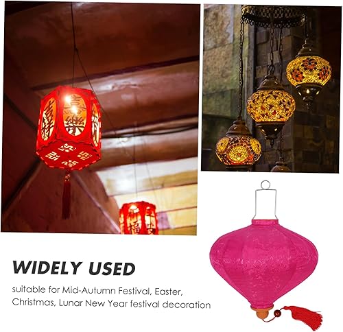 Miniatura 3 de 12 decoraciones de ceremonia de boda, decoración china, farol decorativo chino, linterna de sushi, linterna de seda vietnamita, linterna colgante