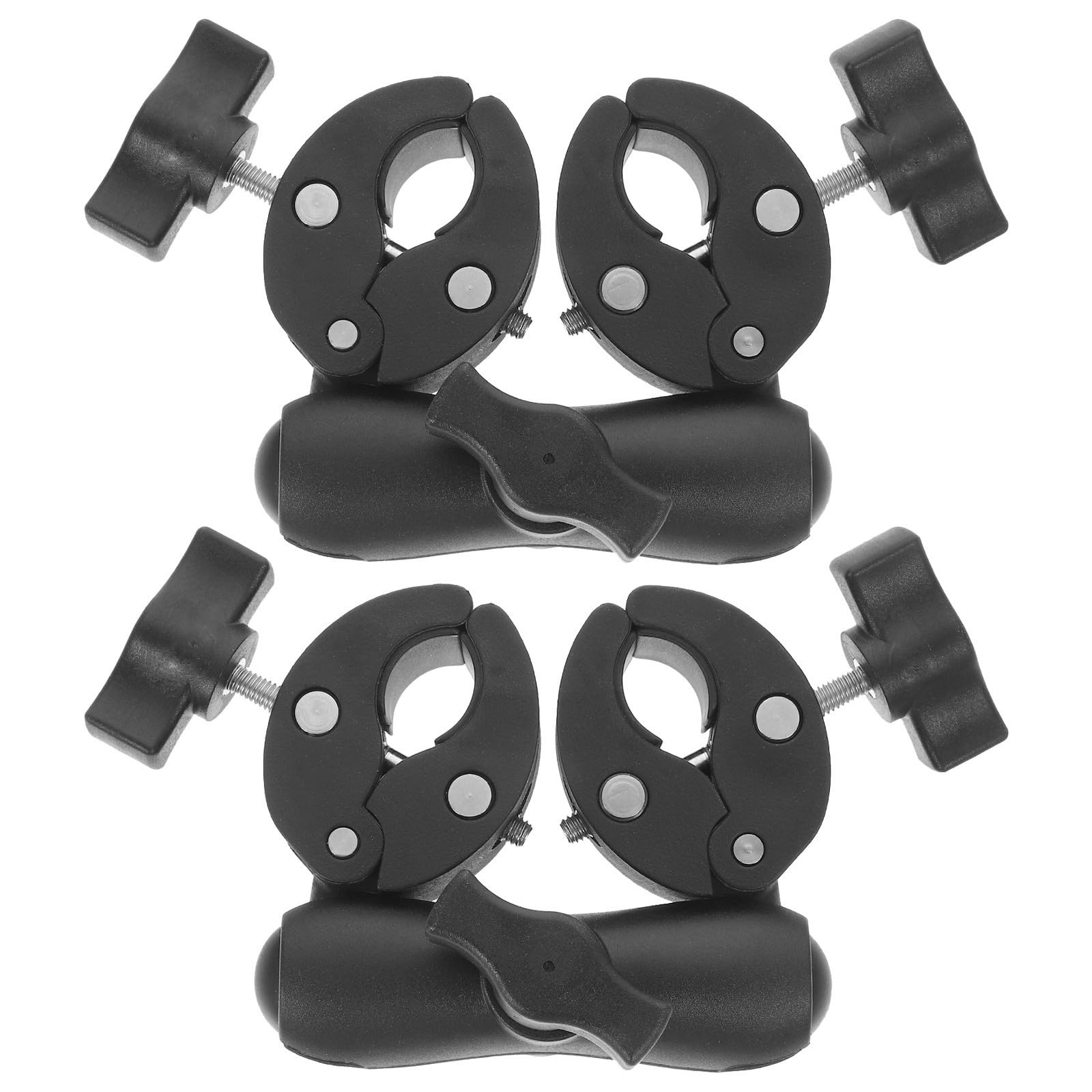 iplusmile 2 Pezzi Supporto Telefono Moto Morsetto, Testa a Sfera 25mm,