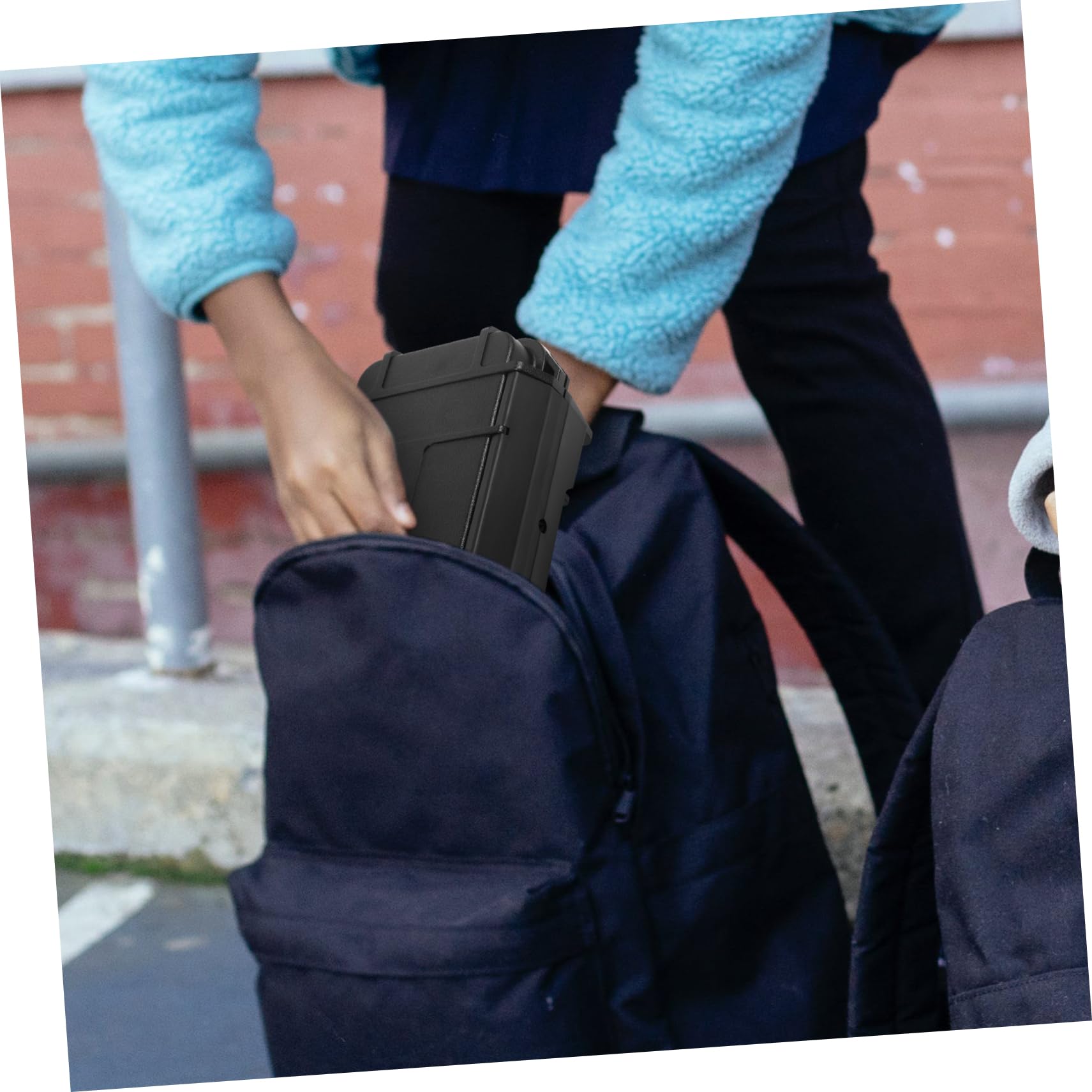 COOLHIYA Outdoor Survival Shockproof Storage Box Double-layer Airtight Camping Case for Tools and Items Portable and Lightweight Container for Outdoor Use