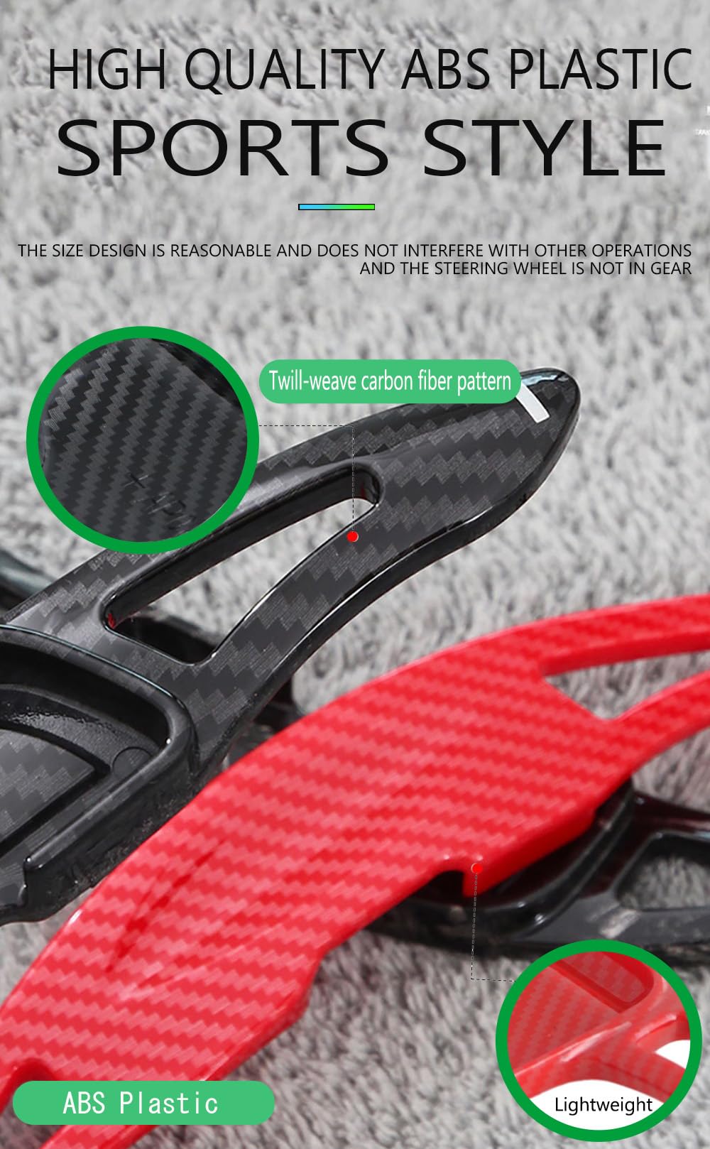 Per MINI Cooper S JCW F54 F55 F56 F57 F60 Countryman Clubman ABS cambio volante Paddle Extension Cover accessori  34