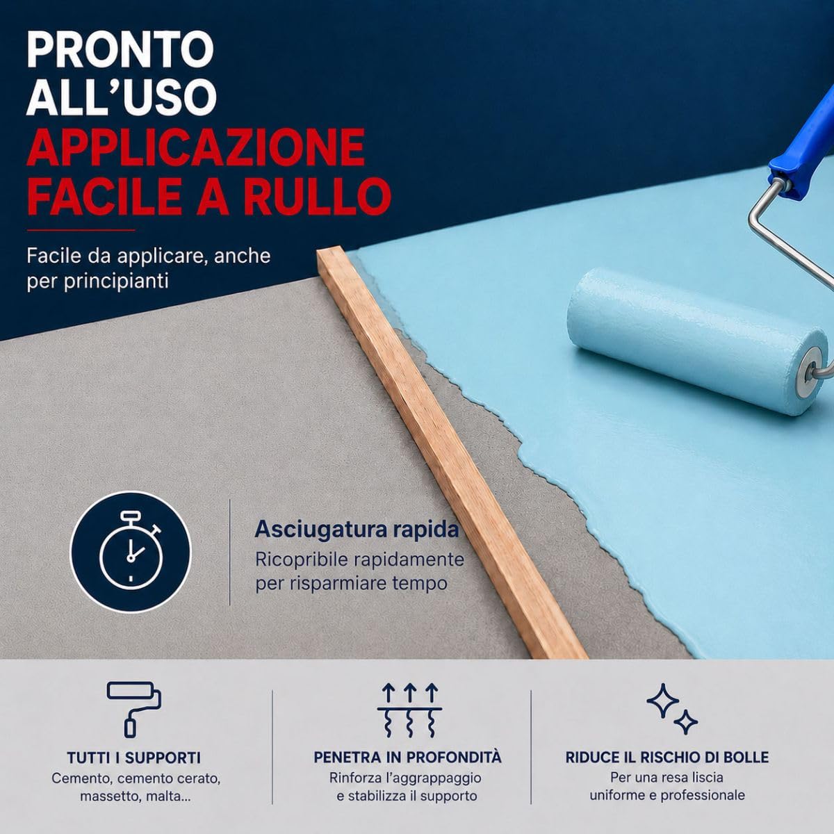 ARCANE INDUSTRIES Primer Universale per Supporti Porosi e Non Porosi 2,5 L | Altissima Presa su Supporti Porosi e Non Porosi, Aspetto Granuloso, Limita le Bolle, Interno/Esterno - Arcane Industries