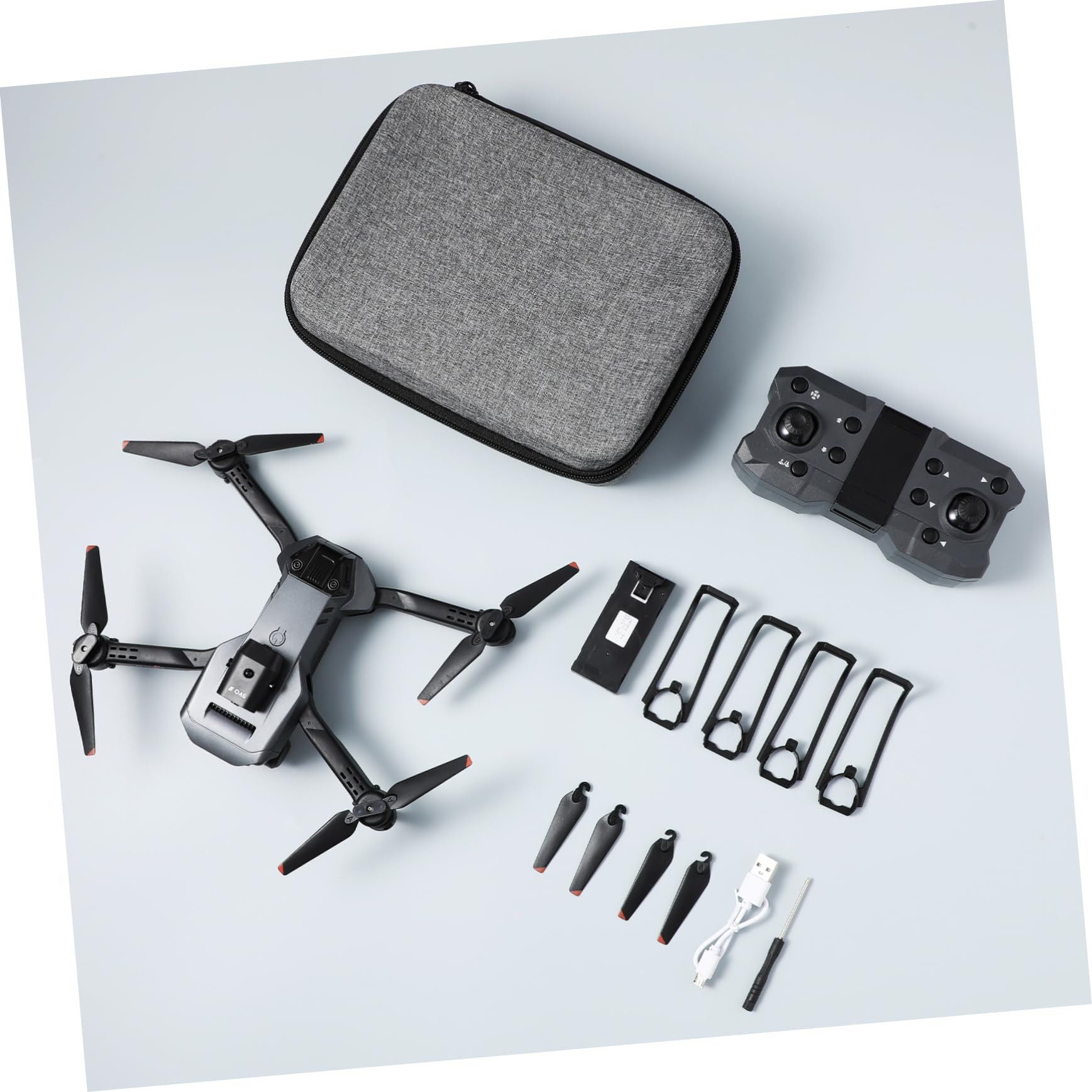 Dron Modelo Max Negro con Triple Cámara HD y Evitación de Obstáculos