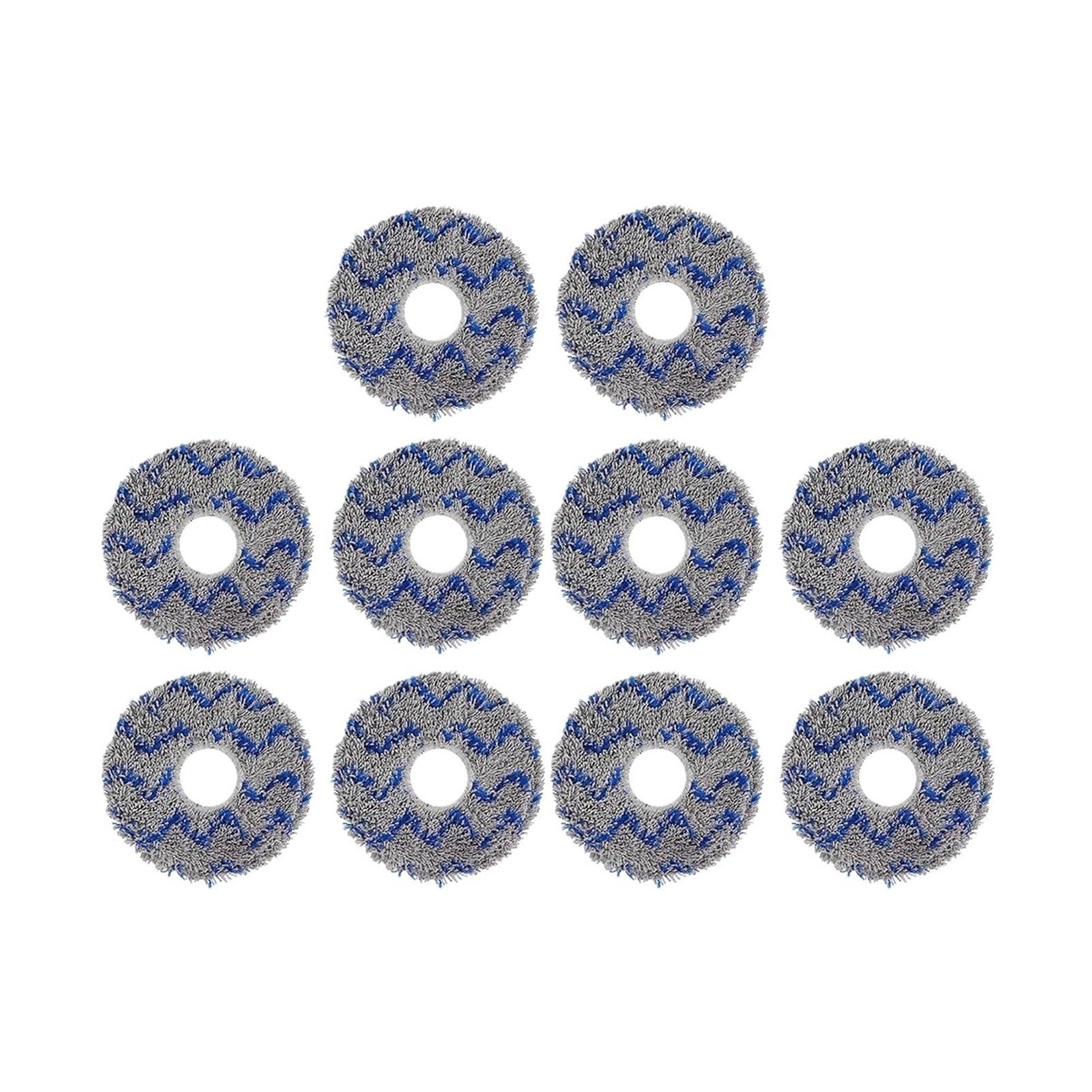 LMRXOFE Mop Cloth,Compatible For Xiaomi,X10 X20 Max,Compatible For Dreame,L20 Tra L30 Tra X20 Pro L10s Pro X40 X40 S30 Vacuum Cleaner(10PCS)