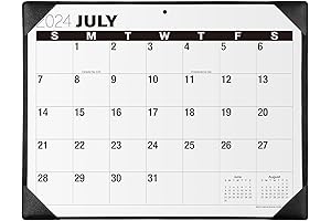 2024-2025 Large Desk Calendar with Desktop Mat