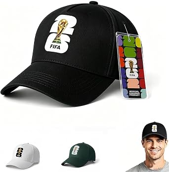 2026 FIFA World Cup Official Baseball Cap for Men Women, Adjustable Cotton Soccer Hat Unisex for Outdoor Sports and Game Day