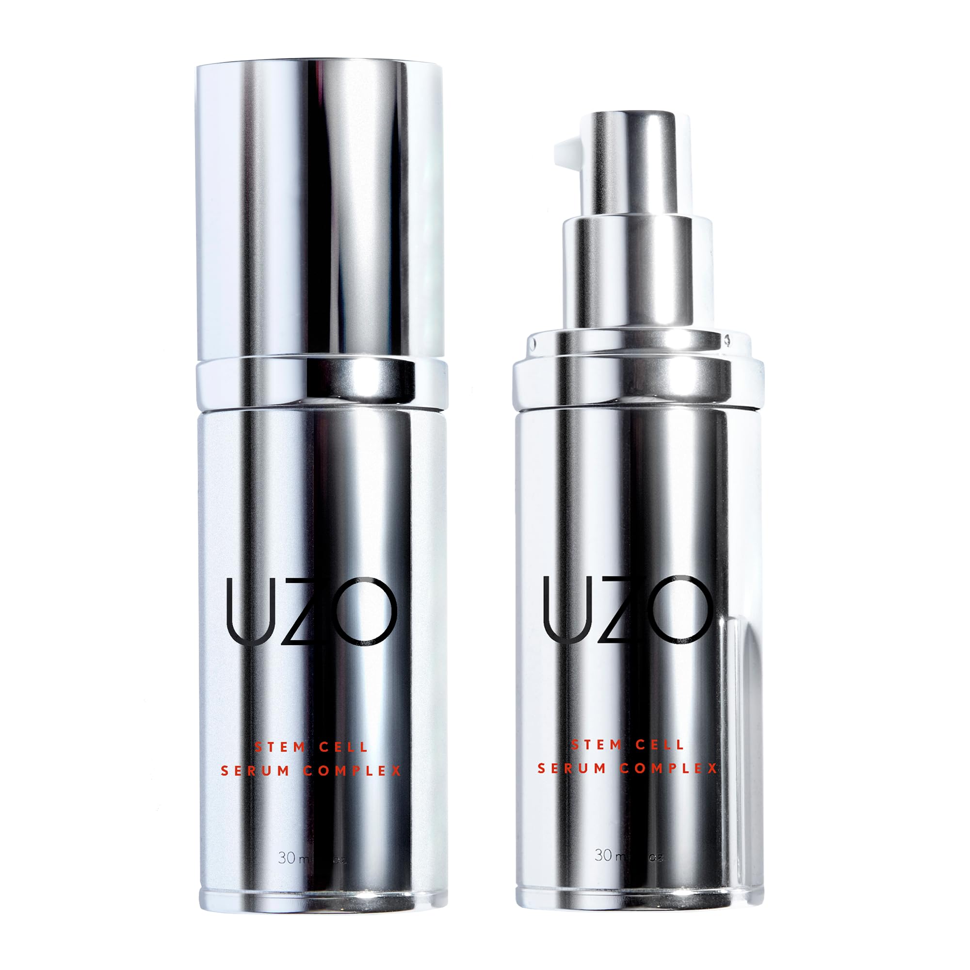 UZO Stem Cell Serum Complex | Plant Based Hydrating Facial Serum with Antioxidants and Botanical Stem Cells | Supports Smoother and Brighter Looking Skin for All Skin Types | 1 FL Oz 30 ml