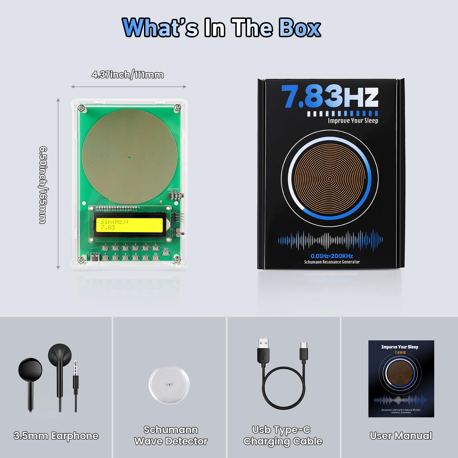 Amazon.com: ‌XIKDS 7.83Hz Frequency Generator for Healing