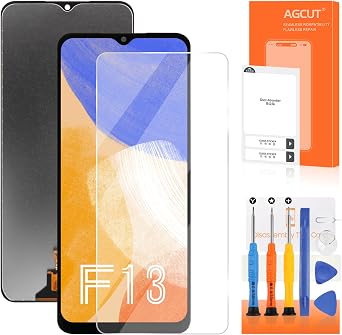 for Samsung Galaxy F13 Screen Replacement for Samsung F13 LCD Display SM-E135F SM-E135F/DS LCD Digitizer Touch Screen Assembly Repair Part with Tools