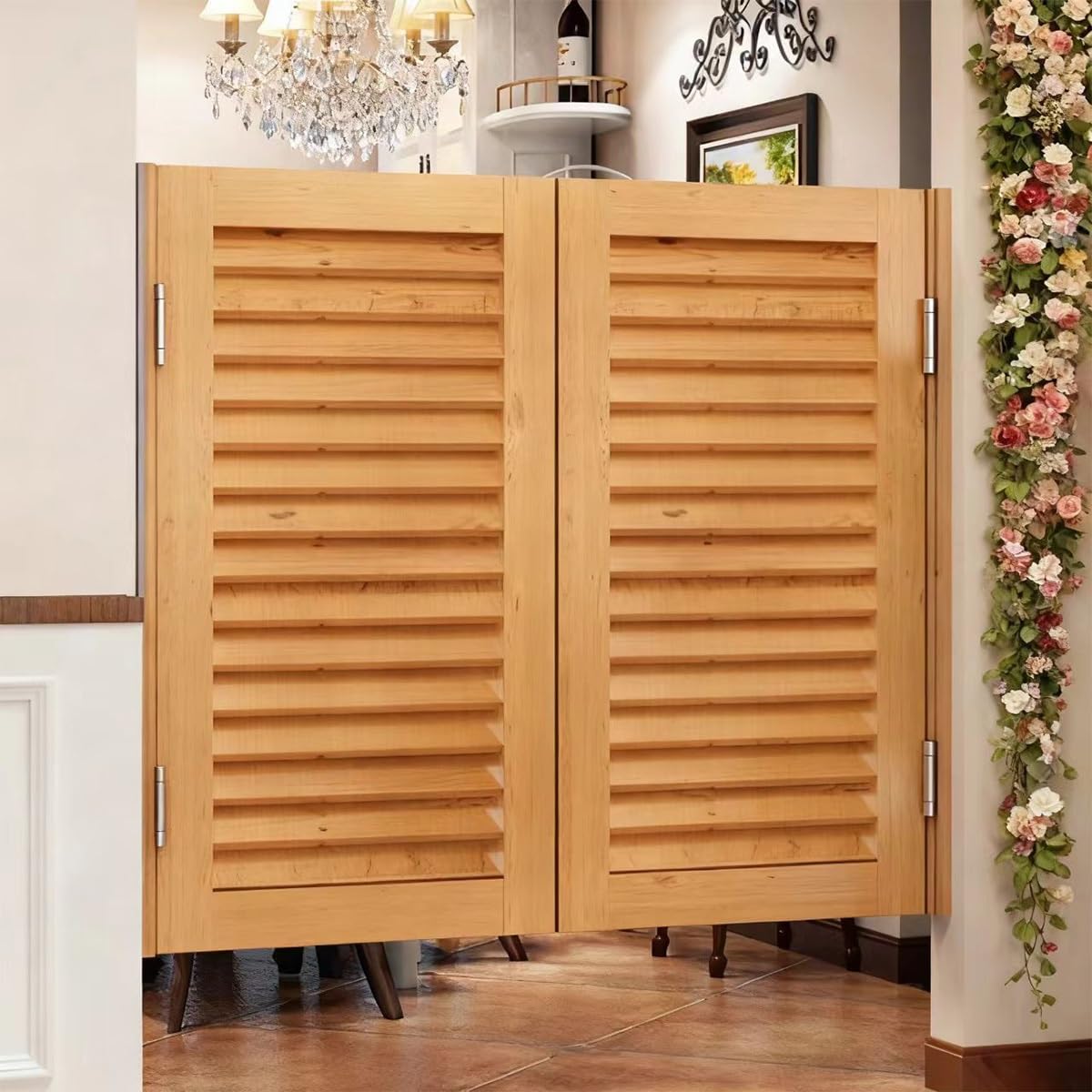 Porta Saloon Porte Del Saloon Bar Western A Doppia Azione A 180°, Café Personalizzabile 2 Ante, Porte A Battente con Cerniere in Metallo Porte Oscillanti Chiusura Automatica