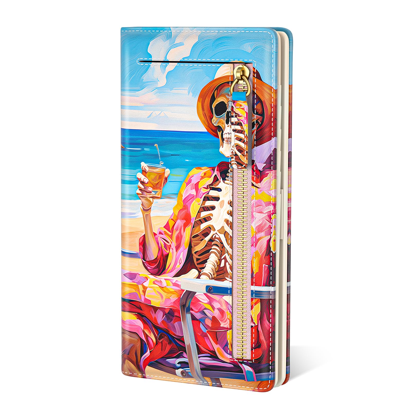 TMOODEL Wallet Women, Cute RFID Blocking Credit Card Holder for Women, Slim Thin Leather Bifold Ladies Purse, Clutch Billfold Card Holder Wallets with