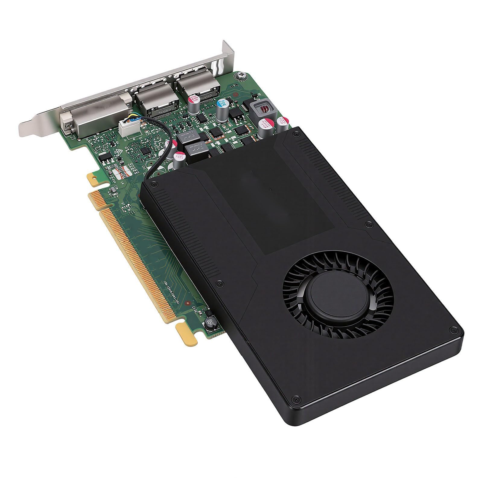 Annadue Karta Graficzna Karta Graficzna GPU 4 GB GDDR5 128 Bit PCIe 2.0 X16 640 Rdzeń 68 W 4K 60 Hz 2 DisplayPort DVI Jedno Gniazdo Chłodzenie CAD Modelowanie 3D Renderowanie