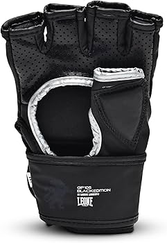 Amazon | LEONE 1947 MMA オープンフィンガー グローブ [ BLACK