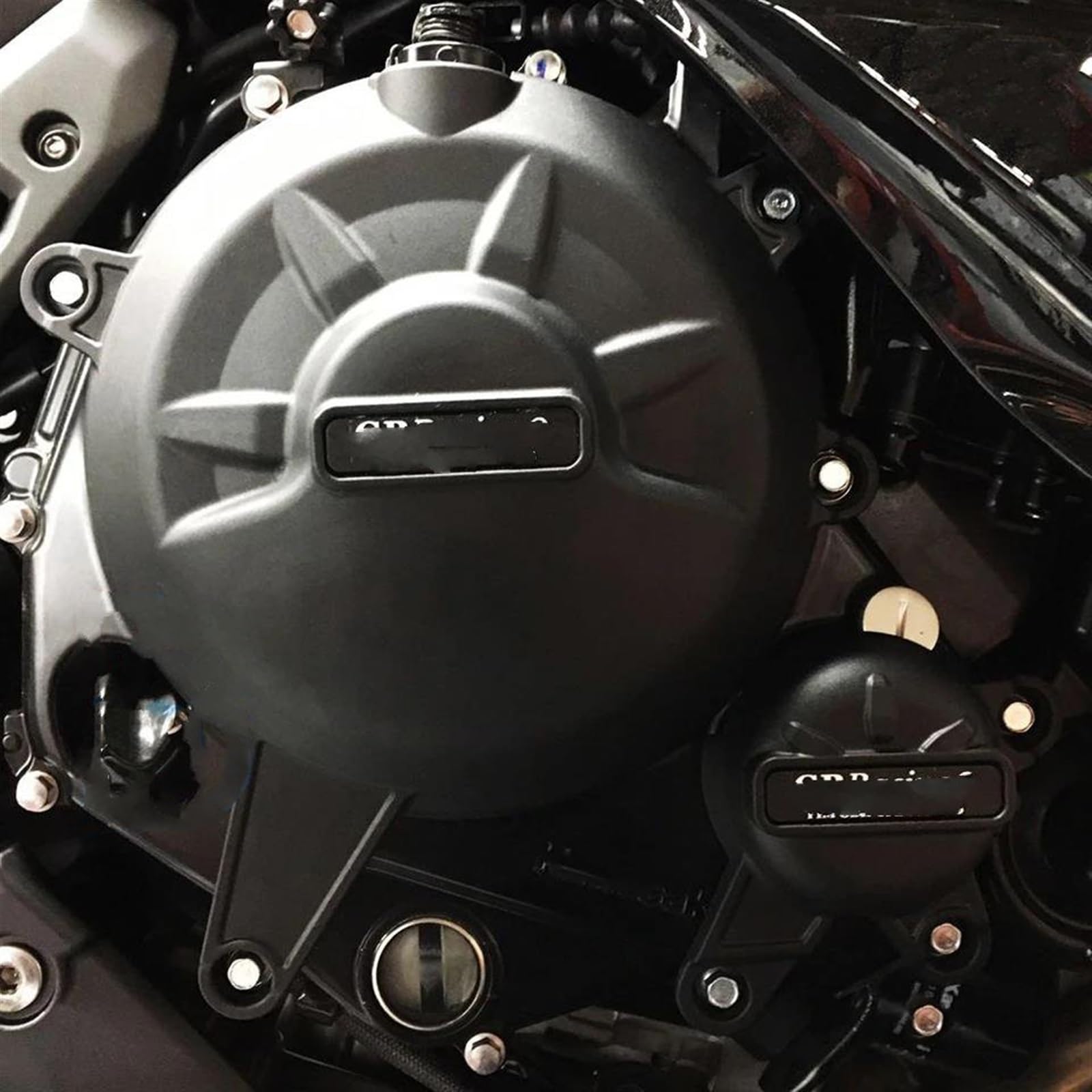 Dla Kawasaki ER-6F ER-6N 2006 2016 Dla Versys 650 2006 2021 Silnik Motocykla Crash Spadająca Osłona Zabezpieczająca Pokrywa Ochronna (Color : Black Set)