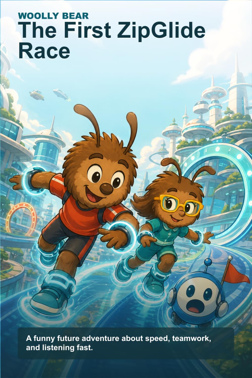 Woolly Bear: The First Zip Glide Race: An Illustrated Chapter Book Adventure
