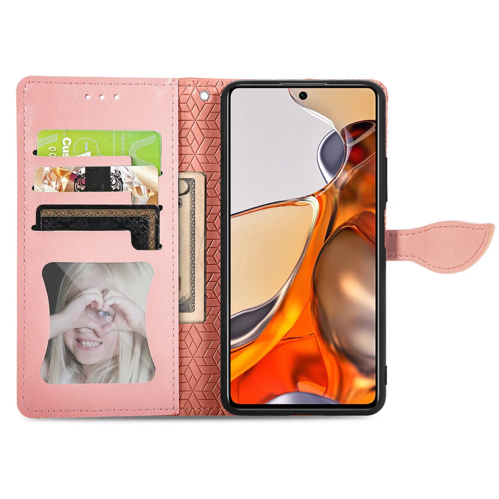 Cuir Flip Housse Huawei P40 PU Cuir étui Brillant Peint Motif PU Cuir