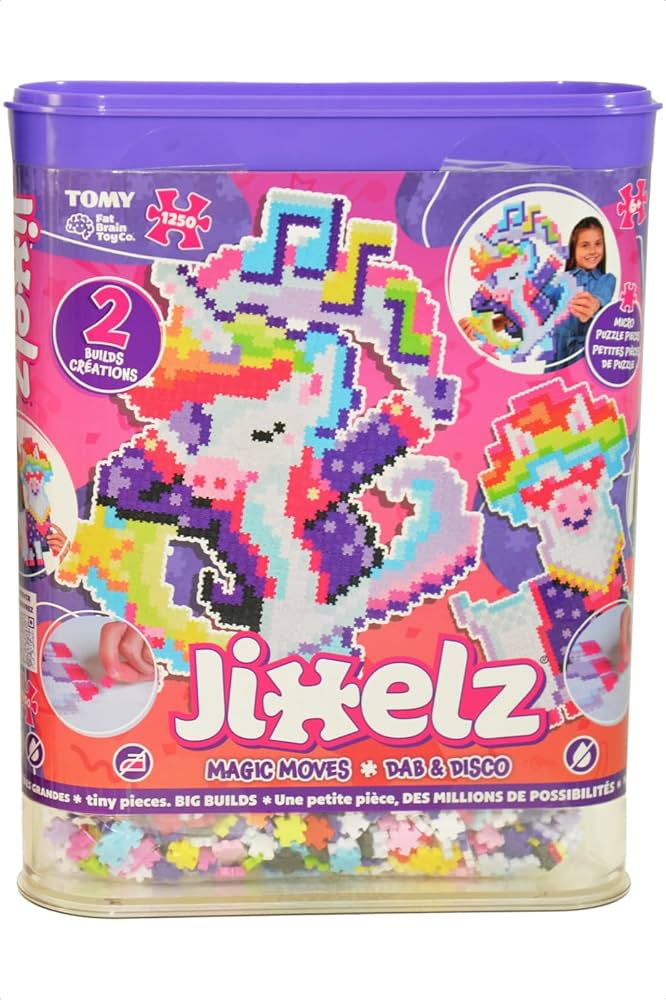 Amazon.com: Fat Brain Toys Jixelz Dab & Disco Set, 1250