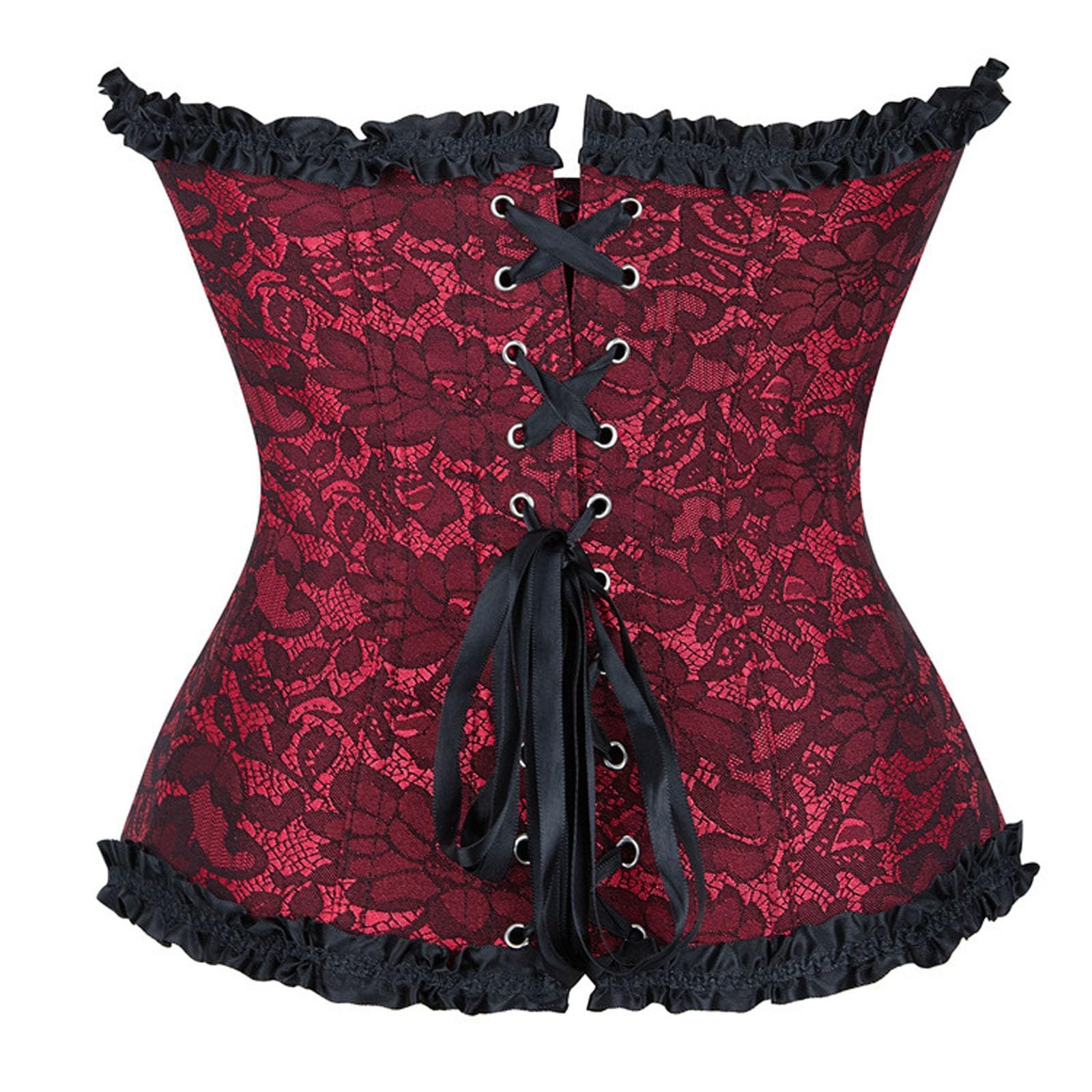 Genérico Tops Femeninos Bustier Shapewear Encaje Push Up Body Cintura Moldeadora Lencería Ajuste