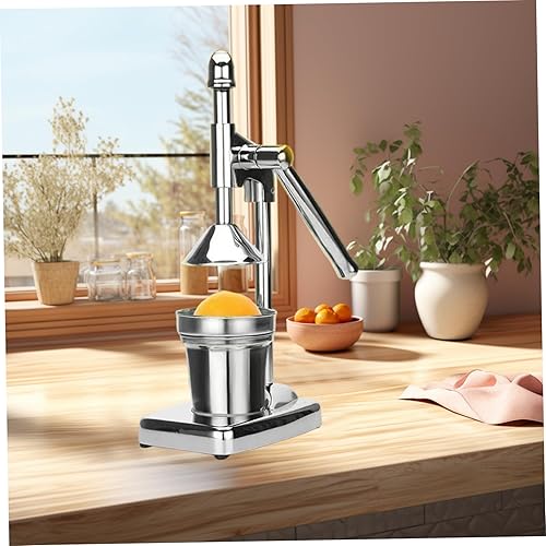 Miniatura 7 de Hand Press Juicer Heavy Duty Stainless Steel Manual Juicer Press Easy to Clean Lemon Squeezer for Home Kitchen Manual Juice