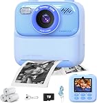 masterbee Kid Camera Instant Print Photo, Birthday Gifts for Girls and Boys, Kids Digital Camera Toys, 1080P HD Video, 3 4 5 6 7 8 9 10 11 12 Year Old Boy Gifts/Girl Gifts