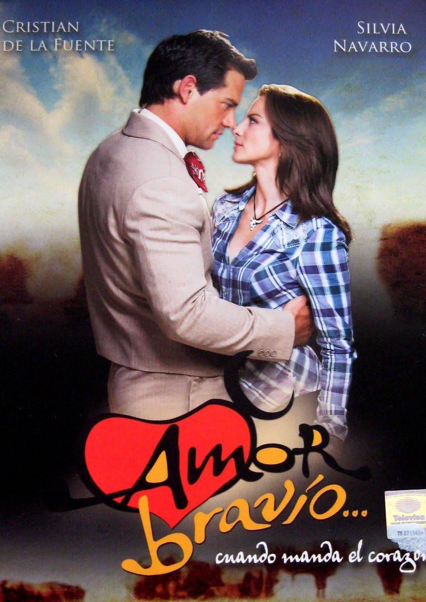 Amor Bravio: 4 discs [NTSC/Region 1&4 dvd. Import - Latin America] Silvia Navarro, Cristián de la Fuente - No English options.