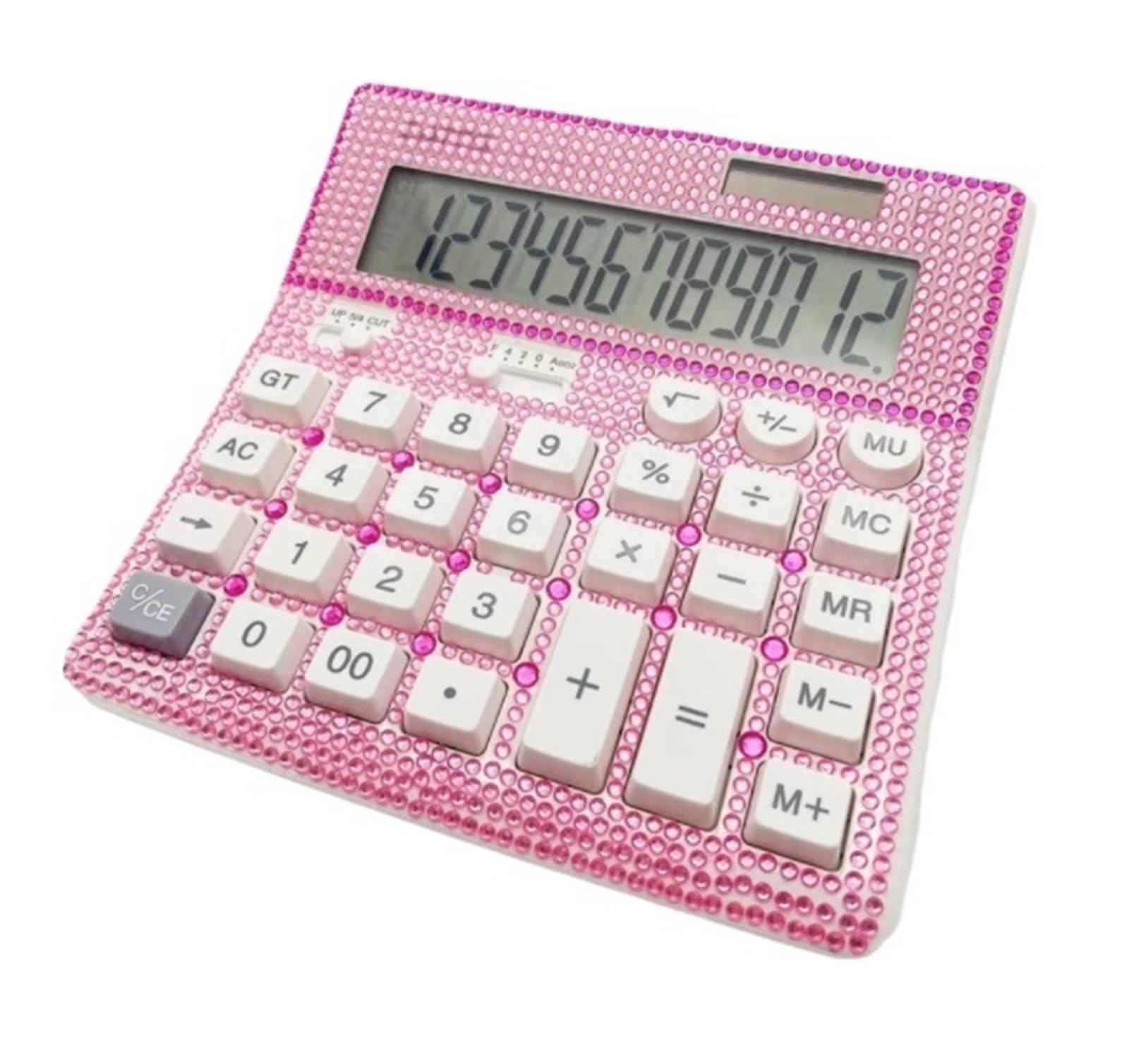 Calculatrice Calculatrice De Bureau Multifonctionnelle avec Écran LED À 12 Chiffres for Une Utilisation Domicile Ou Au Bureau Office
