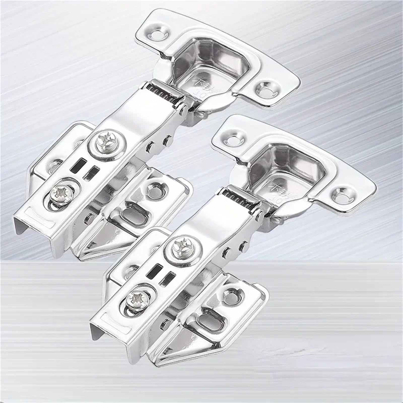 Charnière hydraulique 304 en acier inoxydable 10 pièces pour porte de meuble