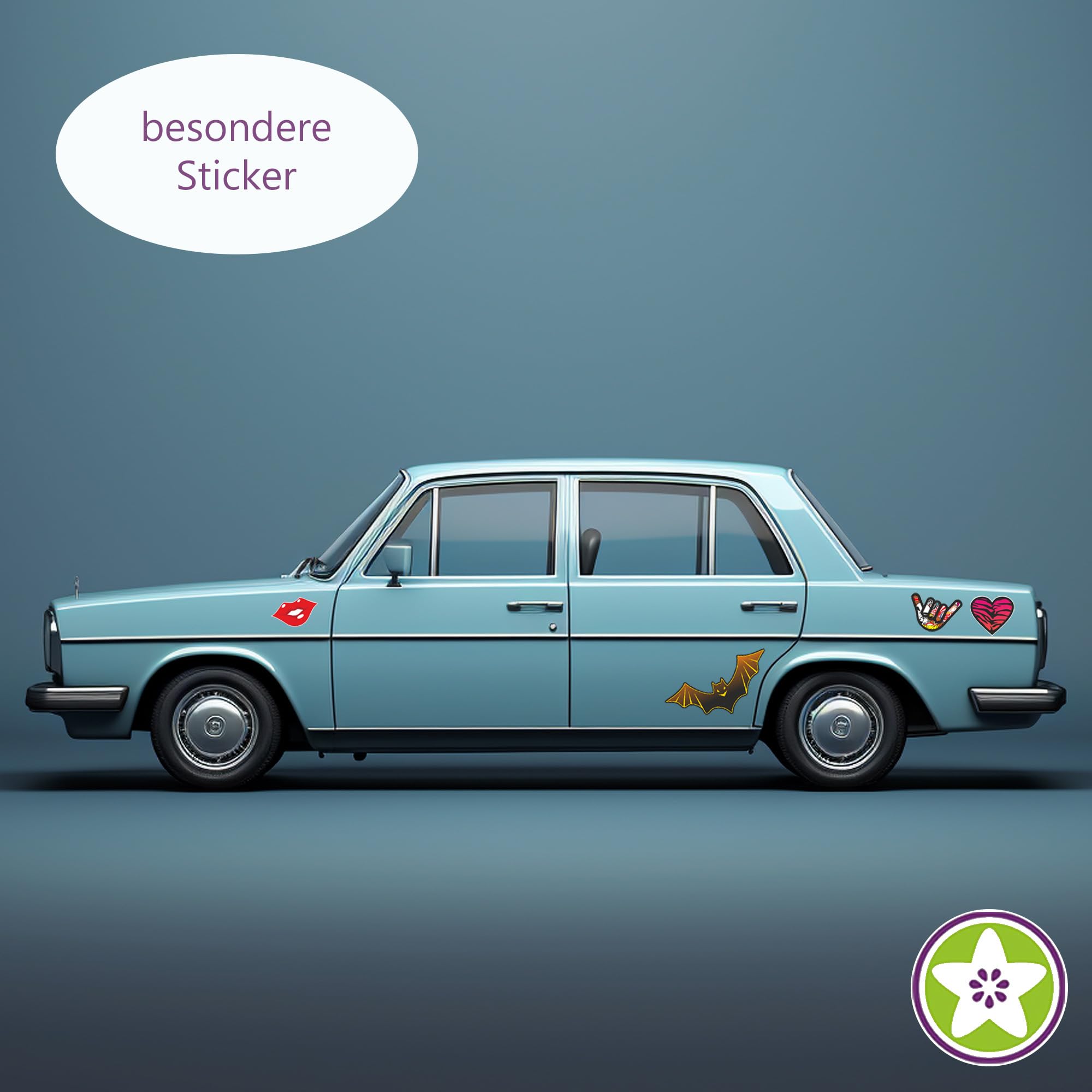 Kiwistar - Autoaufkleber - Baby an Board Aufkleber - für Auto, Laptop, Fahrrad, LKW, Motorrad Aufkleber Mehrfarbig Sticker Decal