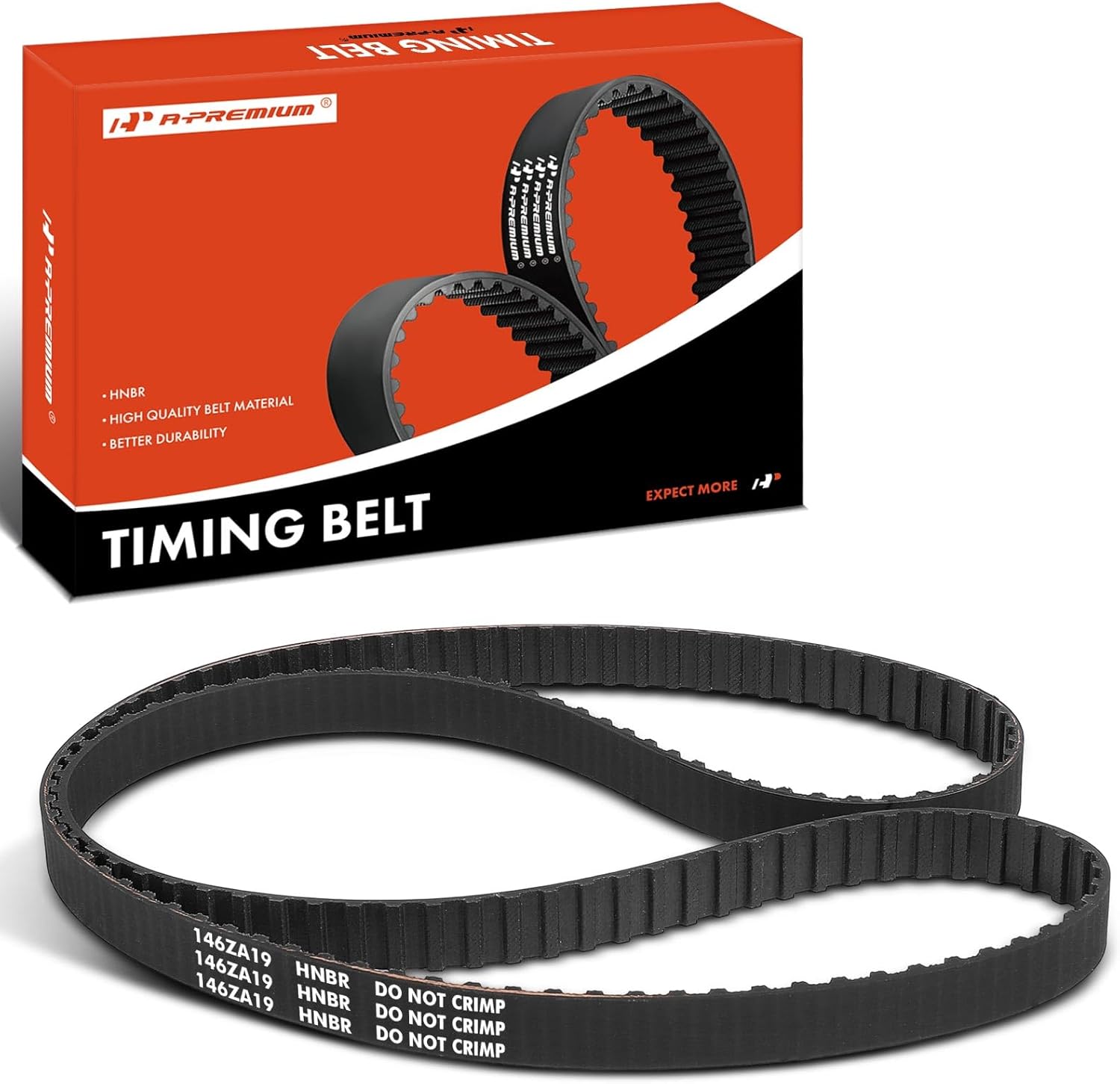 A-Premium Engine Timing Belt Compatible with Fiat 124 1971-1978 & Lancia Beta 1976-1979, 1.6L 1.8L 2.0L