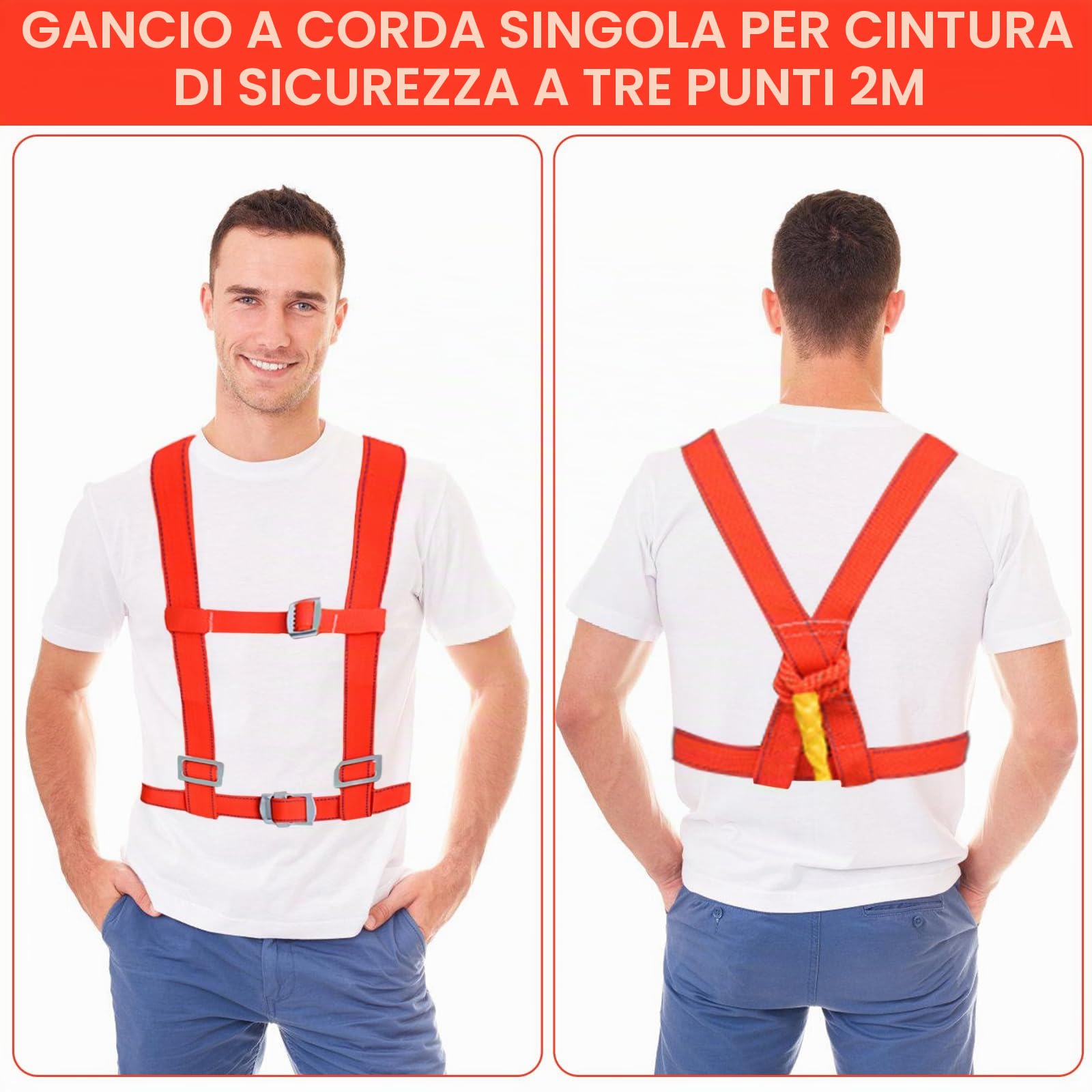 Cintura da arrampicata anti-caduta, cinghia di sicurezza per salvataggio del fuoco, alpinismo, attrezzatura da arrampicata