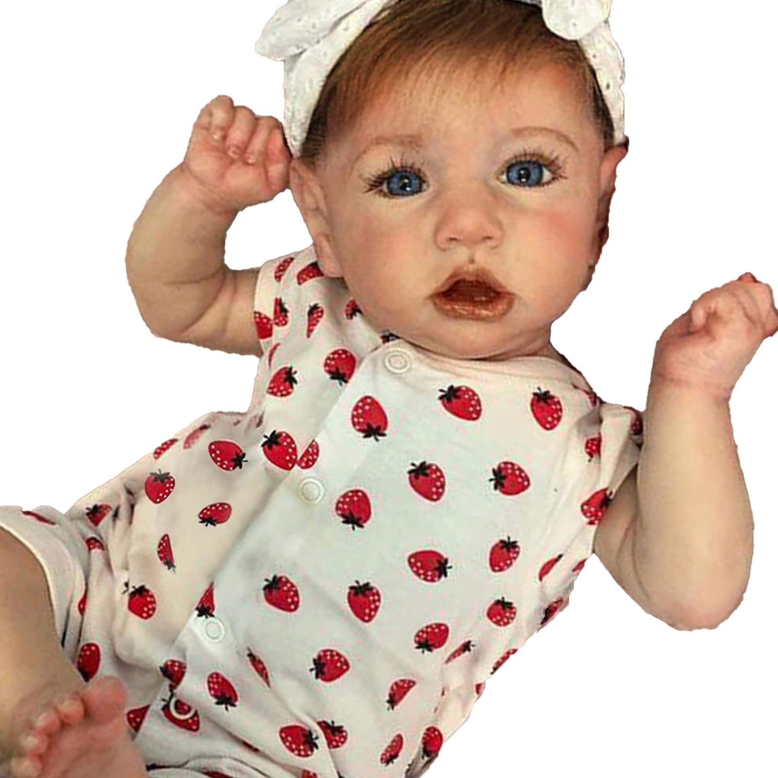 Poupée Reborn Fille Nouveau-né Endormie 50cm - Réaliste, Vinyle - Neuf