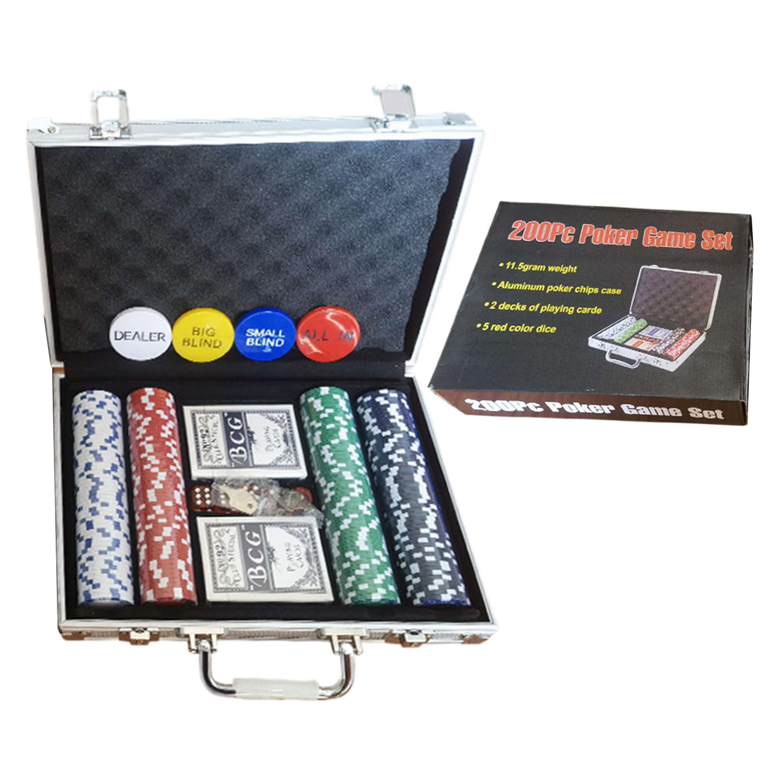 Genérico De Fichas De Poker Texas Hold'em – De Alta Gama, Mesa De Moderno