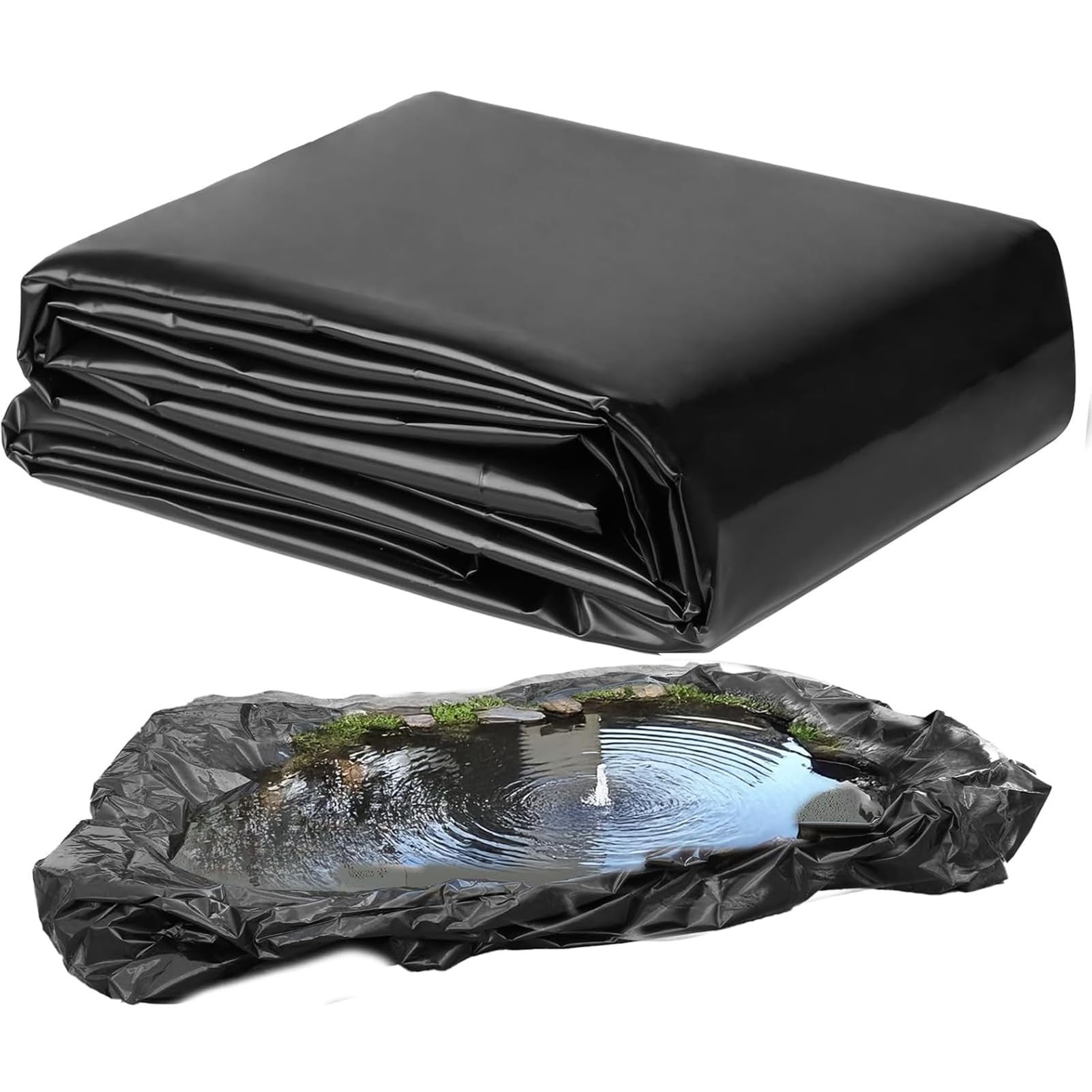 Bâche imperméable pour bassin à poissons membrane jardin souple
