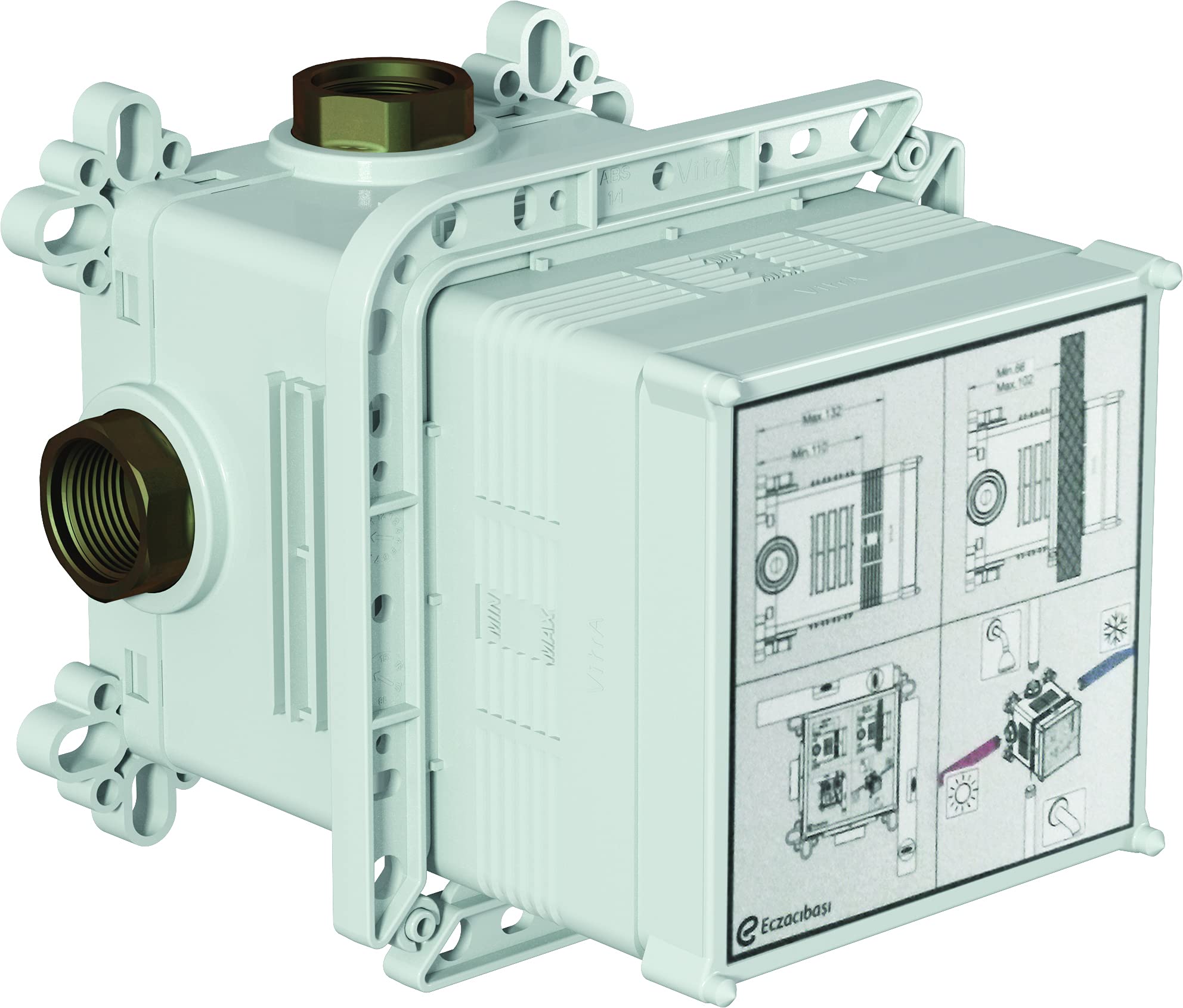 Buy VitrA VBox Concealed Shower Valve Easy to Fit Behind The Wall