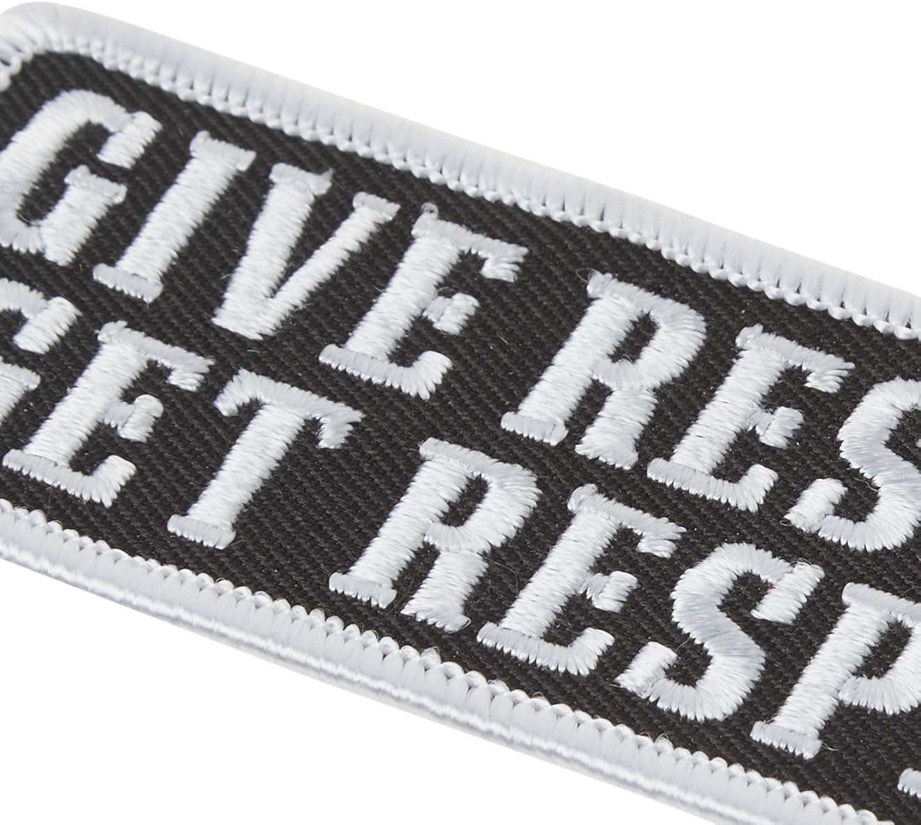 Hot Leathers - PPL9471 Give Respect Embroidered Patch (Multicolor, 4" x 2")