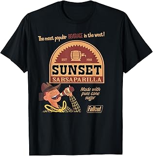 Fallout Video Game Sunset Sarsaparilla Vintage Ad Tシャツ
