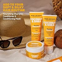 Vista 32 de Marc Anthony Shampoo and Conditioner Set, Grow Long Biotin - Anti-Frizz Deep Conditioner For Split Ends & Breakage - Vitamin E, Caffeine & Ginseng