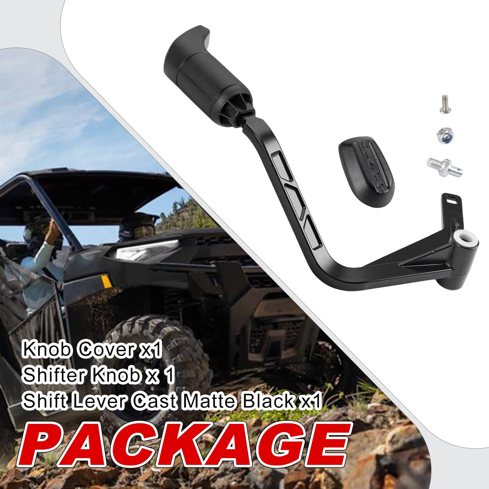 Amazon.com: MOTO1988 Shift Lever Cast Matte Black & Knob