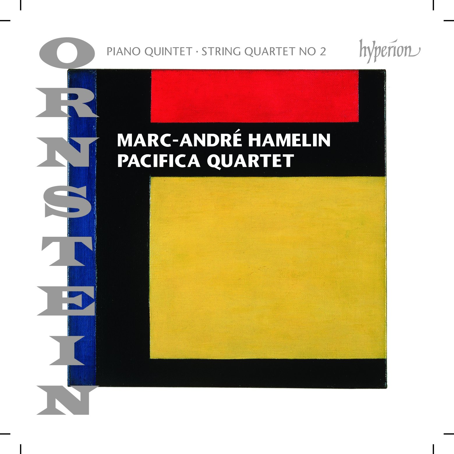 Ornstein: Piano Quintet Op.92, String Quartet No.2 [Audio CD] Hamelin, Marc-Andre