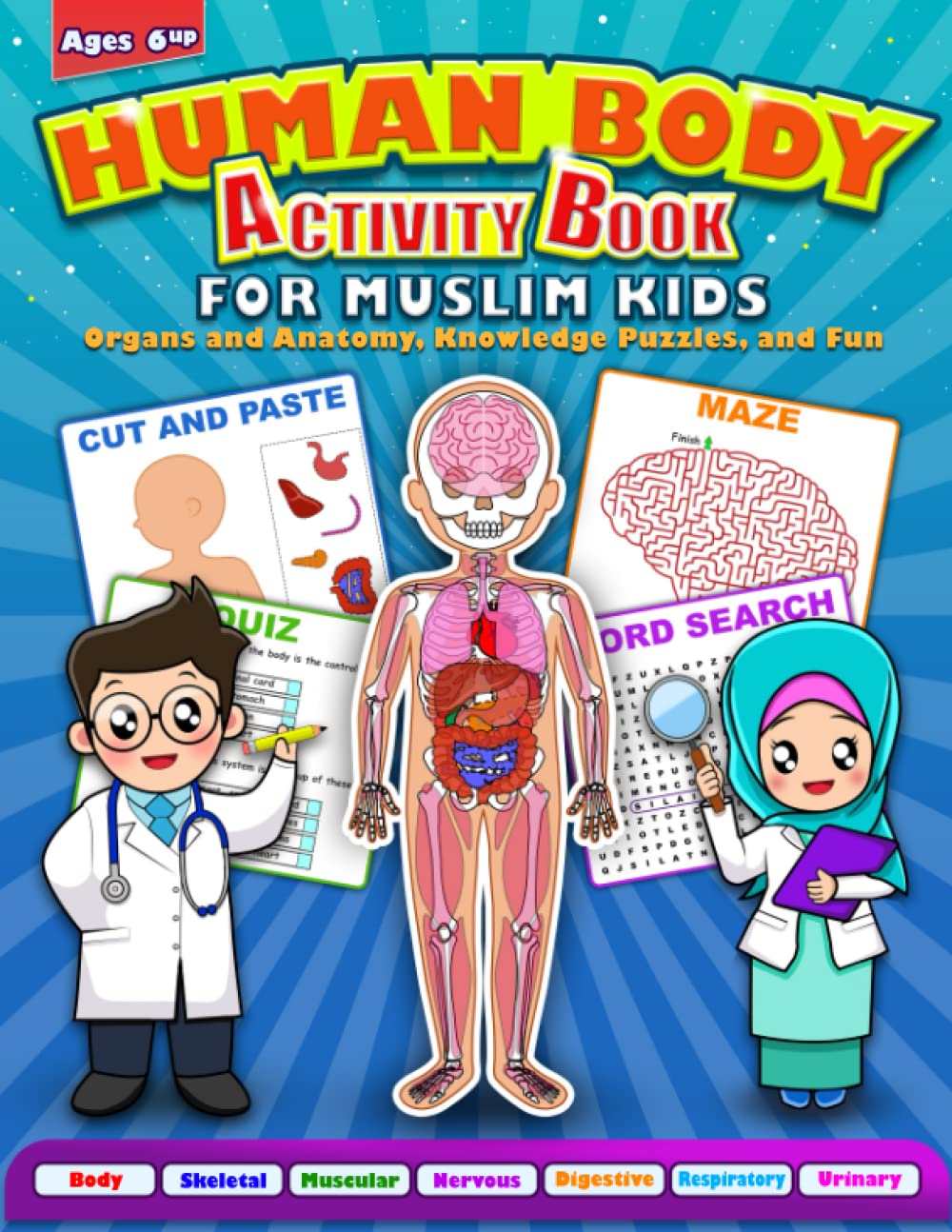 Buy Human Body Activity Book for Muslim Kids Learning & Fun