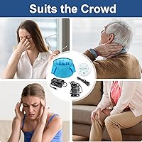 Vista 6 de Máquina de spa de baño de pies de desintoxicación iónica, limpieza iónica, máquina de spa de baño de pies con cubo azul para atención médica, viajes