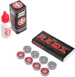 Bones Reds 608 Skateboard Bearings & Bones Speed Cream Bearing Lubricant Pack