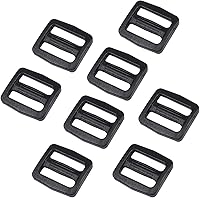 Vista 12 de Deslizador de tres deslizamientos, correa de hebilla deslizante de plástico resistente para correa de mochila