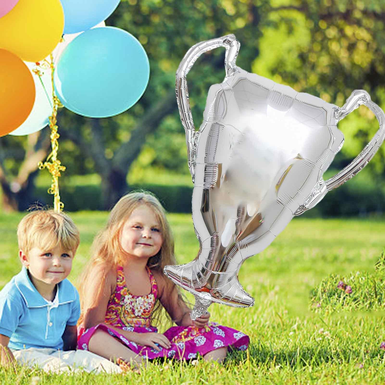 50 Stück Champions-Trophäenballons: Luftballon, Sportbälle der ersten | Folienballons der Trophäe, The Field Folienballons