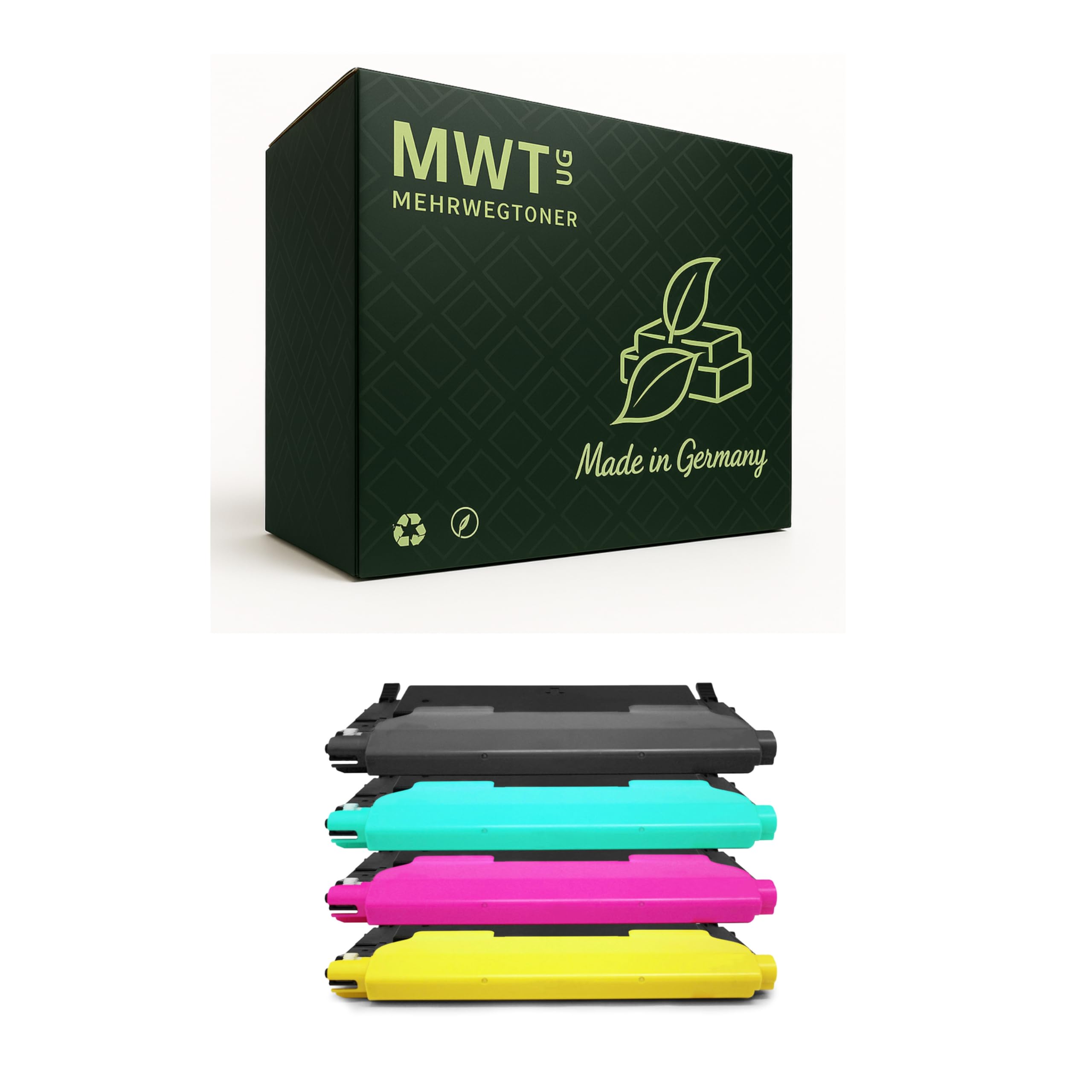 Mehrwegtoner 4 cartuchos de tóner compatibles con Samsung Xpress C430 C480, sustituye a CLT-P404C
