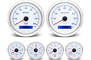 ARTILAURA 6 Gauge Set for Watercraft Monitoring