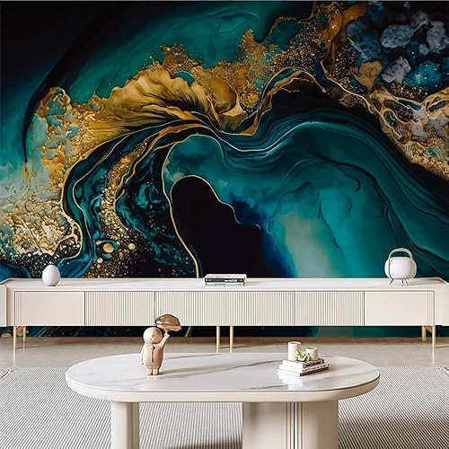 Miniatura 6 de VistaPalette Papel tapiz autoadhesivo con pintura al óleo de la naturaleza del país de las maravillas para despegar y pegar, papel pintado removible