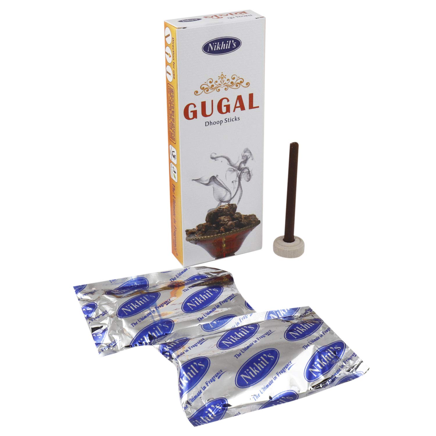 Nikhil Dhoop Sticks - Rose, Guggal & Oudh Pack -2