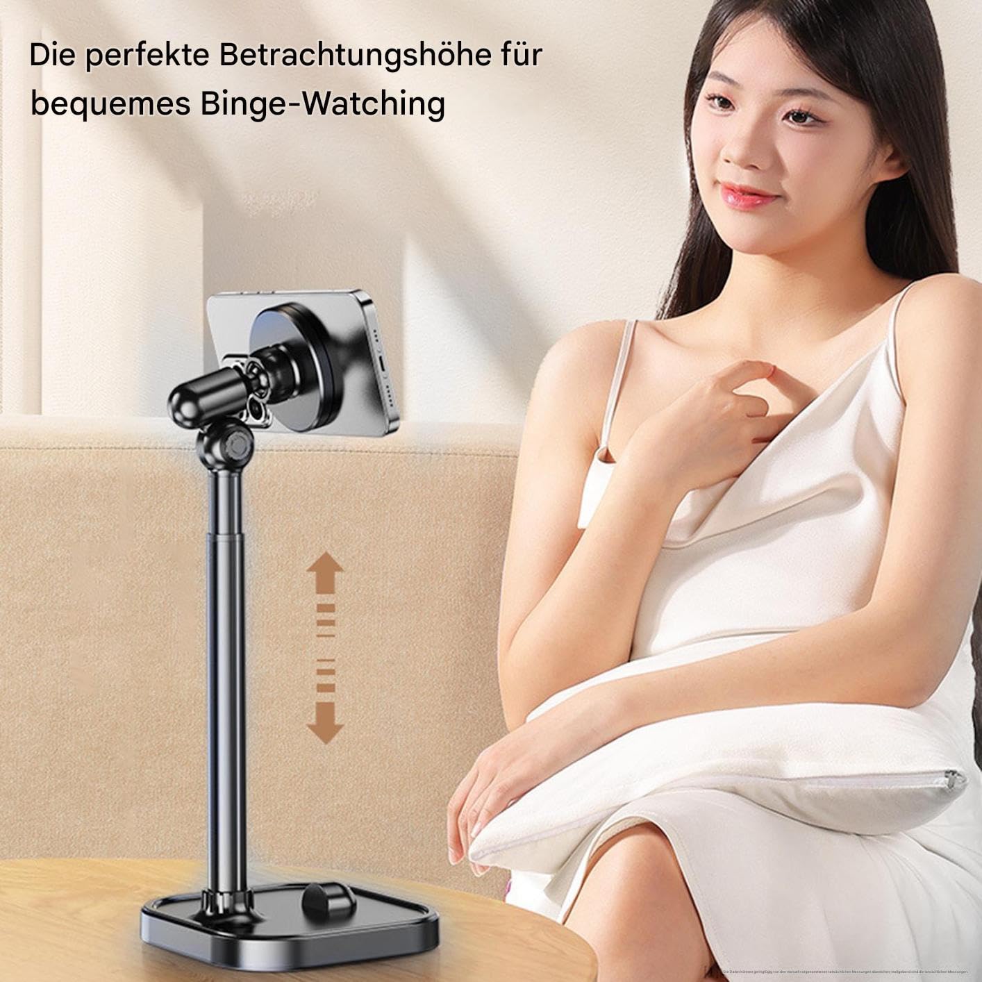 Schreibtisch Handyhalter - Magnetisch Teleskop Winkel Höhenverstellbar Haushaltszubehör | Handy-Halter | Für Videoanrufe Aufnahme Anrufe Zuhause Fitness Training Reise Nachttisch