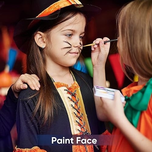 Miniatura 6 de Juego de pinceles de pintura, 20 pinceles de pintura para pintura acrílica, pincel de pintura acrílica de acuarela al óleo, pinceles de artista