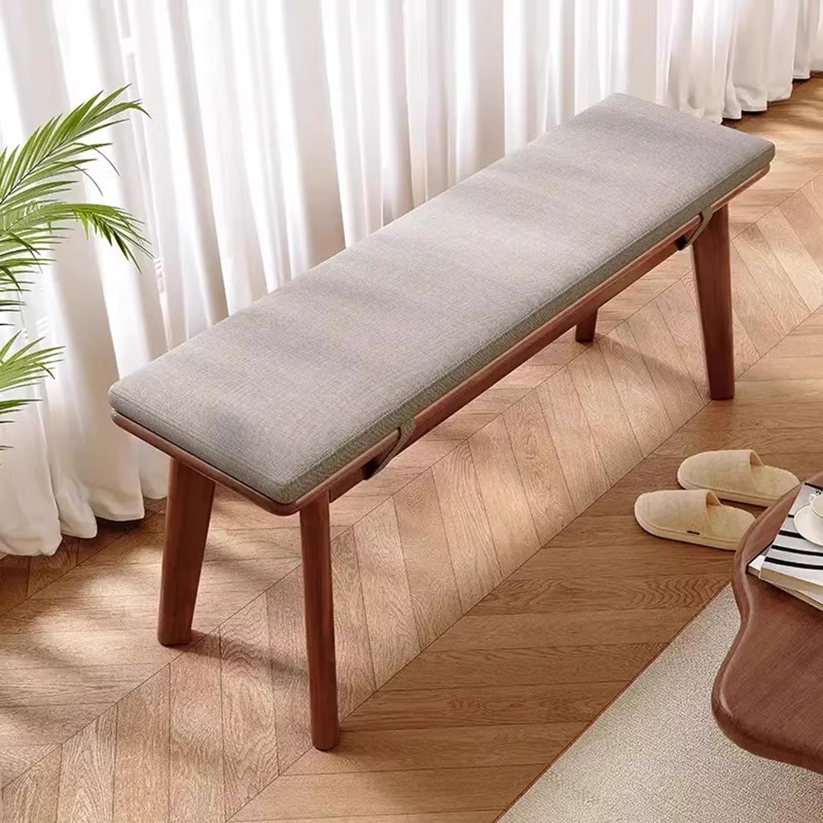 Banco de madera para entrada y cocina que transforma tu bienvenida